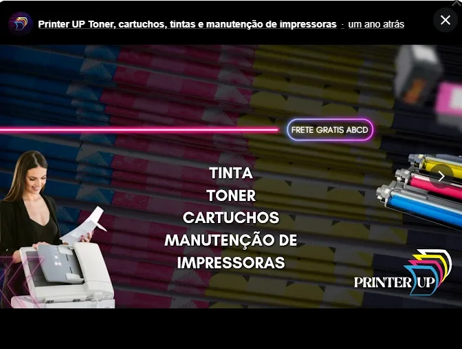 Printer Up toner, cartuchos, tinta e manutenção de impressoras - Foto 1